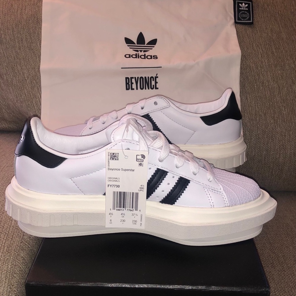 Adidas Beyonce Superstar Platform Sneakers